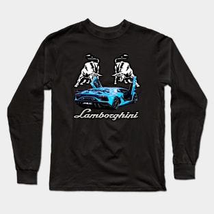 Lamborghini SVJ Supercar Products Long Sleeve T-Shirt